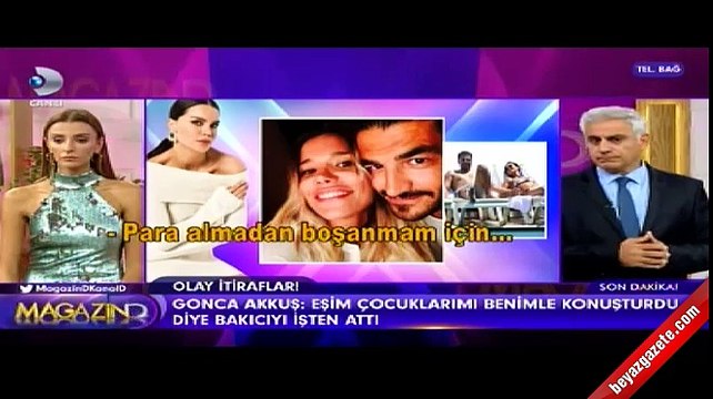 Gonca Akkuş: Eşim boşanmak istemiyor