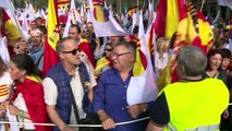 Marcha contra secesión de Cataluña, el día nacional de España