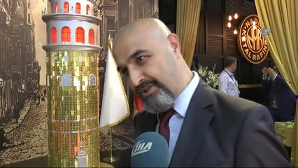 Galata Kulesi'nin 157 Kiloluk Altın Maketi Yapıldı