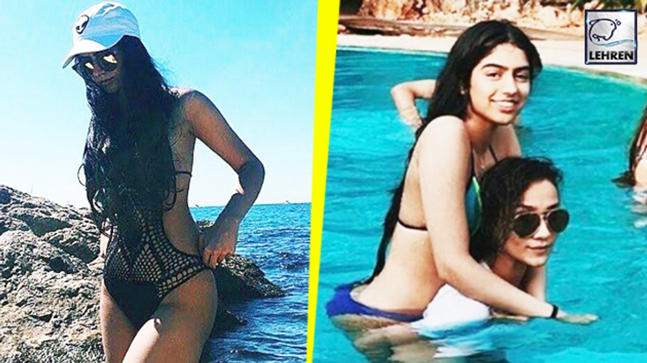 Sridevi's Daughter Khushi Kapoor's BOLD Bikini Pictures