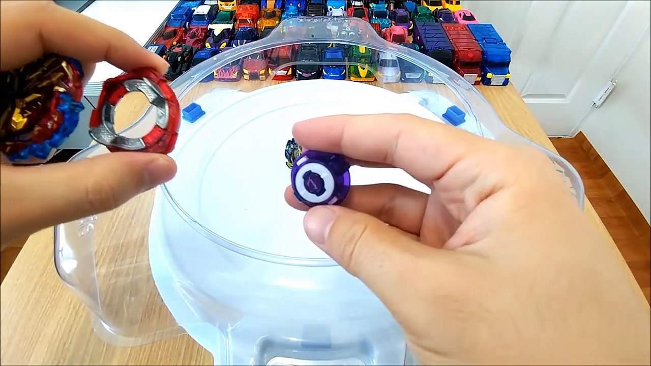 베이블레이드 버스트 [Beyblade Burst] 질리언 제우스 VS 제노 엑스칼리버 장난감 팽이 대결 [배틀토이] ベイブレードバースト