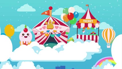 Candy Numbers 123 Video Cartoon Part 2/2 (Candybots) - Count 1 to 10 Number for Kids