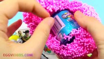 Foam Surprise Toys Batman Peppa Pig Disney Play Doh Ice Cream Fun & Creative for Kids Learn Colors