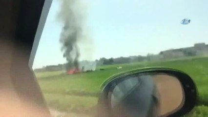 İspanya'da Askeri Uçak Düştü