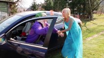 Bad Silicone Baby Joker CRUSH GIANT CANDY Under Car!