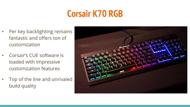 5 of the gaming keyboards right now