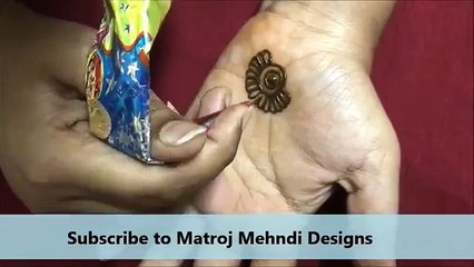 Mehndi Design Step by Step Tutorial (Easy Tutorial)