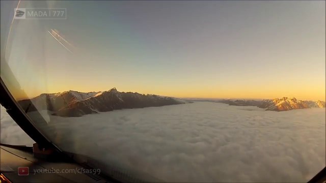 Ce pilote d'airbus filme son atterrissage.. Vidéo Bluffante!!!!