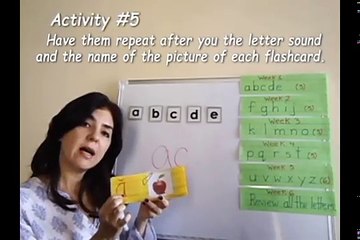 How to teach a child to read three letter words?