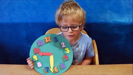 How to tell the time - Making a clock | Kids Educational Videos