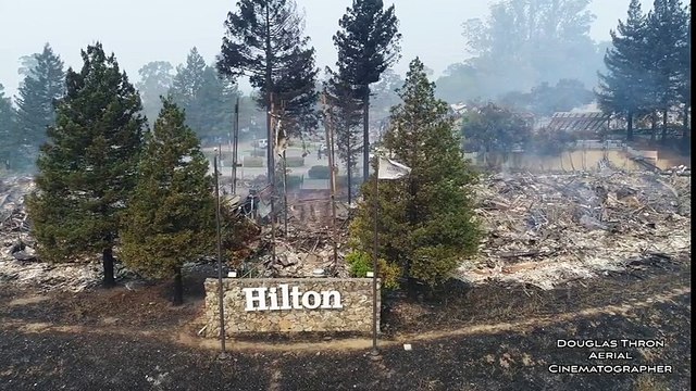 Drone Video Shows Devastation of Santa Rosa Wildfire