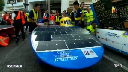 GLOBAL NEWS: Cross continent solar car race sets grueling pace