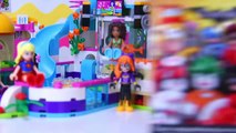 LEGO Batman Movie Minifigures Complete Set at Heartlake Summer Pool Build - Kids Toys