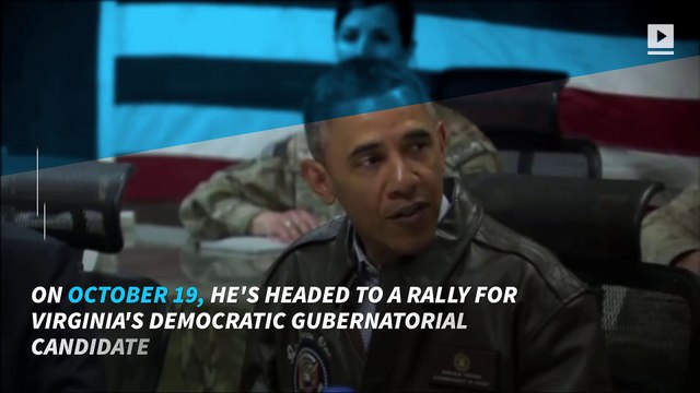 Obama is back! Former president hits campaign trail