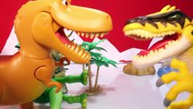 THE GOOD DINOSAUR, JURASSIC WORLD Dinosaurs and RC Fire Breathing DRAGON Critter Eggs Toypals.tv