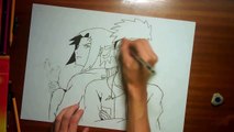 Мастер-класс по рисованию: Наруто и Саске