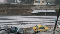 Fuerte granizada cayó en Sangolquí
