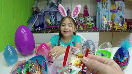 Download Video: EASTER EGGS SURPRISE TOYS Disney Frozen WarHeads Finding Dory Trolls Kinder Egg Surprises Gummy Worm