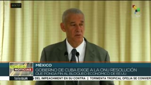 Cuba exige a ONU resolución que ponga fin al bloqueo de EE.UU.