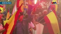 Katalonya’da Bu Kez Bağımsızlık Karşıtları Sokaklardaydı