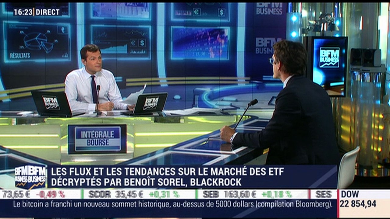 Marché des ETF: "les financières US sont à leur record depuis 2013 en termes de flux", Benoit Sorel - 12/10