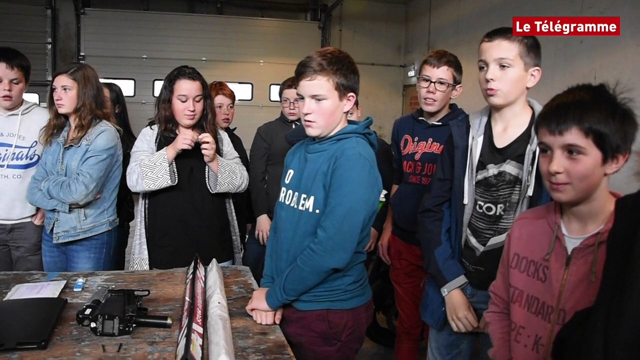 Quimper. Les collégiens bigoudens découvrent les multiples visages des gendarmes