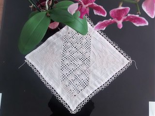 Mantelito _Cristales de hielo_ (parte III)