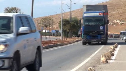 Hatay BM'nin 25 Yardım Tır'ı Suriye'ye Geçti