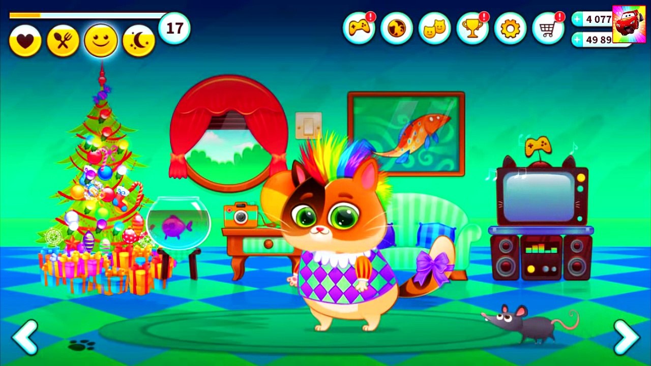 КОТЕНОК БУБУ # 17 Мой Виртуальный Котик Мультик игра про кота Видео для детей