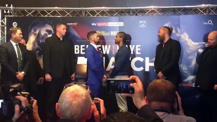 Haye - Bellew rematch face off - Metro