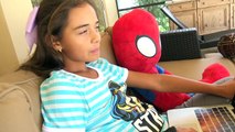 SPIDERMAN MCDONALDS DRIVE THRU! Gross McFlurry Giant Burger Big Mac Spiderbaby