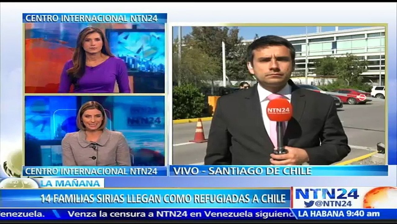 Presidenta Michelle Bachelet recibió en Chile a 14 familias sirias que estaban en campamentos de refugiados