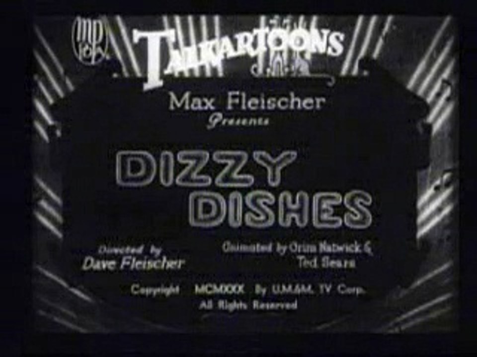 Betty Boop- Dizzy Dishes
