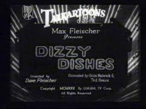Betty Boop- Dizzy Dishes