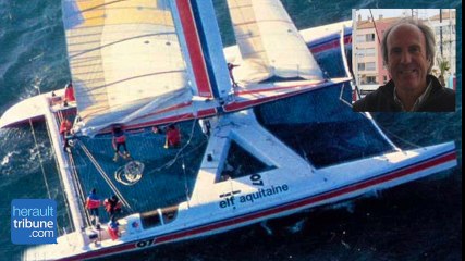 Catamaran Elf Aquitaine II au port du Cap d'Agde