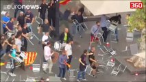 Kthesa e katalanasve/ Shpërthen dhuna në Barcelonë nën flamujt e Katalonjës dhe Spanjës, kërkojnë... (360video)