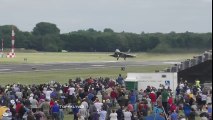 F-22 Raptor & SU-27 Flanker spectacular take-offs
