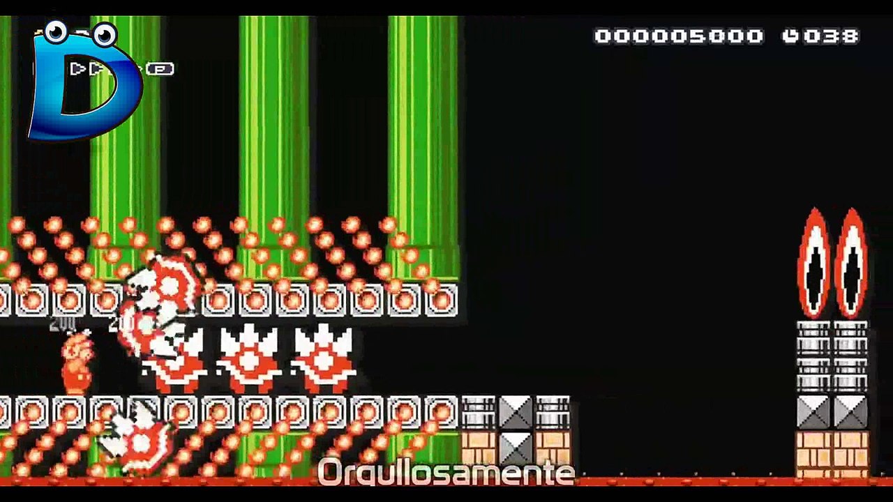 Video de Super Mario Maker nivel Pro 2017