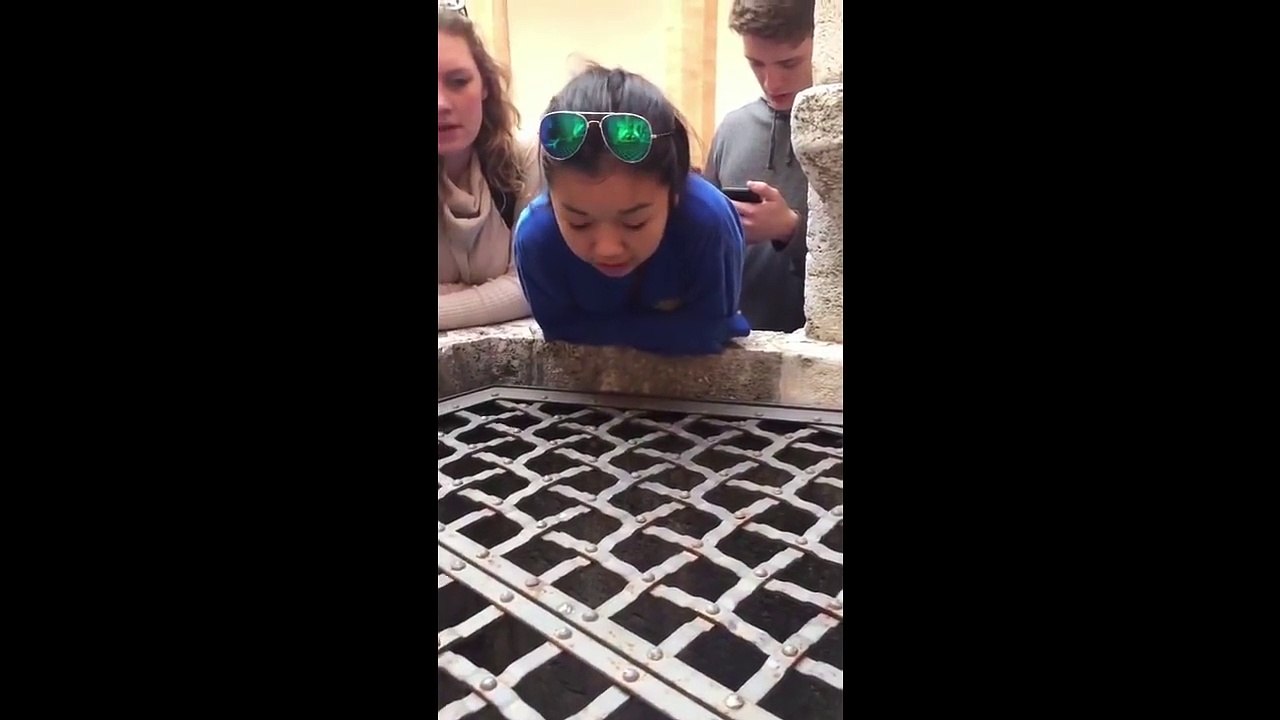 Questa ragazza canta Hallelujah in un pozzo in Italia! Pazzesca!