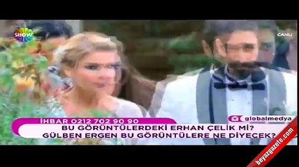 Erhan Çelik’in Gülben Ergen’in evine gittiği anlar ortaya çıktı!