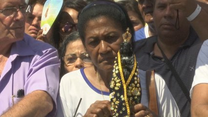 Tres siglos de Aparecida, la virgen negra que "reina" en Brasil