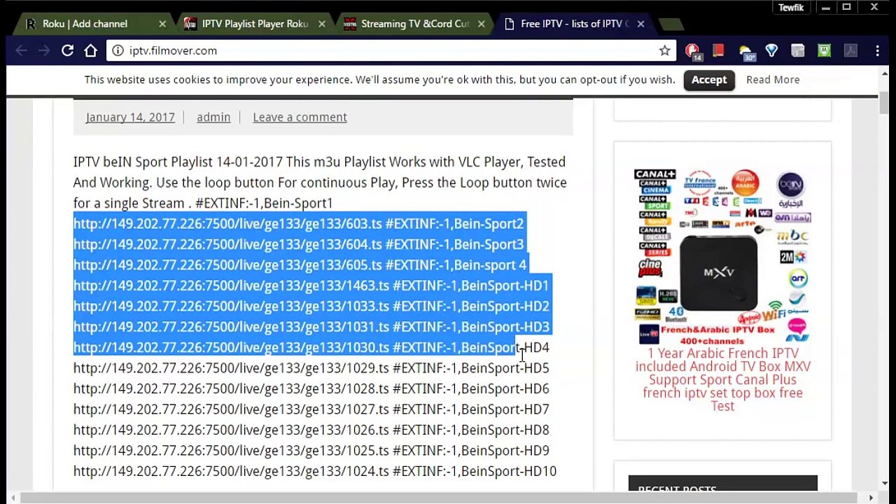 WATCH WORLD CHANNELS FOR FREE ON PC OR TV, CREATE YOUR OWN IPTV (M3U) LISTS |Tewfik B.|