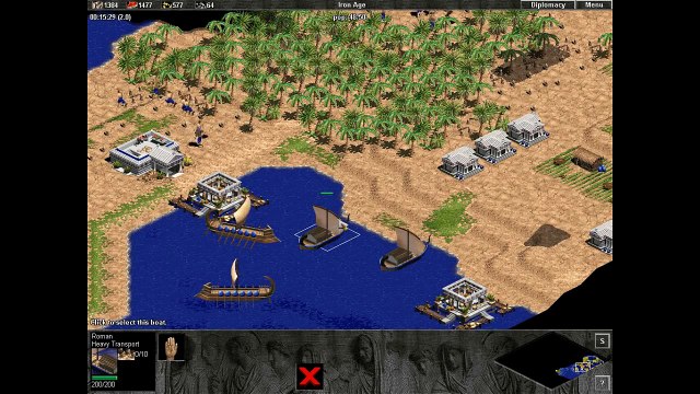 Rise of Rome. mission 3. Syracuse. Age of Empires. Hardest