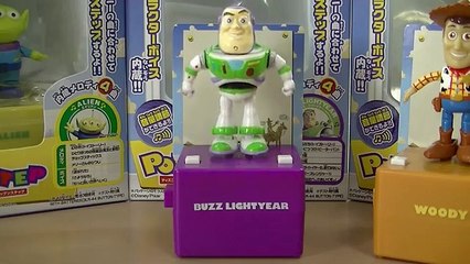 TOY STORY Popn Step - Woody Buzz Lightyear Alien Disney Pixar Charers