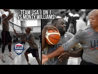 Team USA 1 on 1VS Monty Williams | KD, Carmelo, Draymond, Paul George, & Derozan