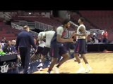 Demarcus Cousins Goofing Off in USA Practice | 