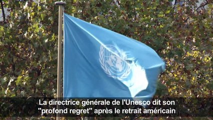 "Profond regret" de l'Unesco après le retrait américain