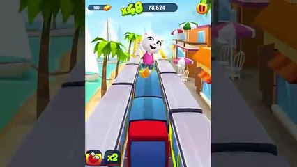 El gato Tom a por el oro. Talking Angela corre por su oro en una fase especial!