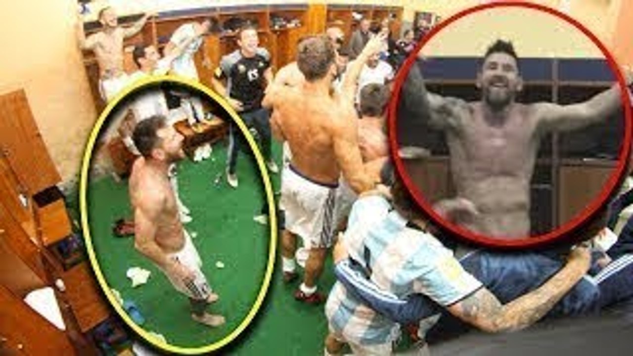 Messi and his teammates reacted after qualifying for the World Cup