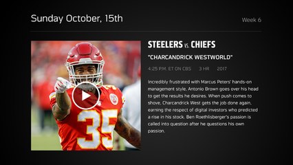 DDFP: Steelers at Chiefs Week 6 preview